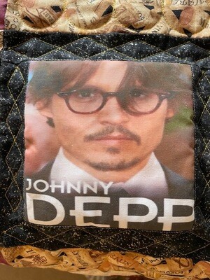 Johnny Depp Photo Quilt
