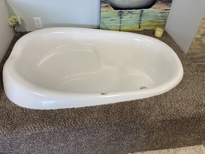 42x60 Drop in Tub White