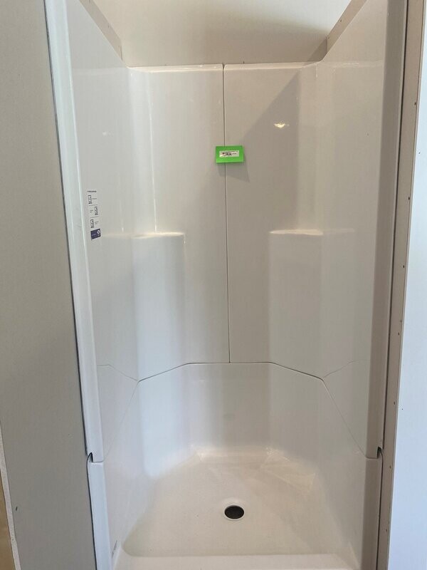 36" x 36" 2 pc. Shower Pan and Walls