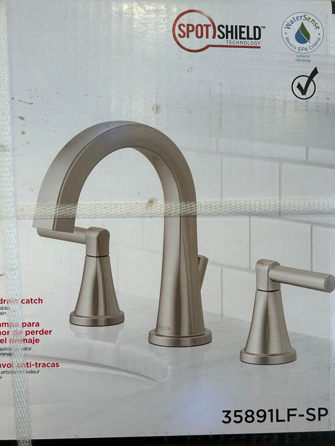 Delta Becker Two Handle Widespread Bathroom Faucet