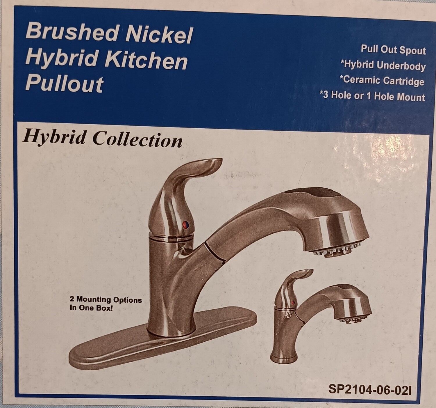 Pull Out Kitchen Faucet Brushed Nickle