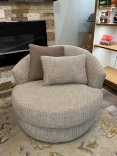 Birch Chapman-Latte Swivel Chair