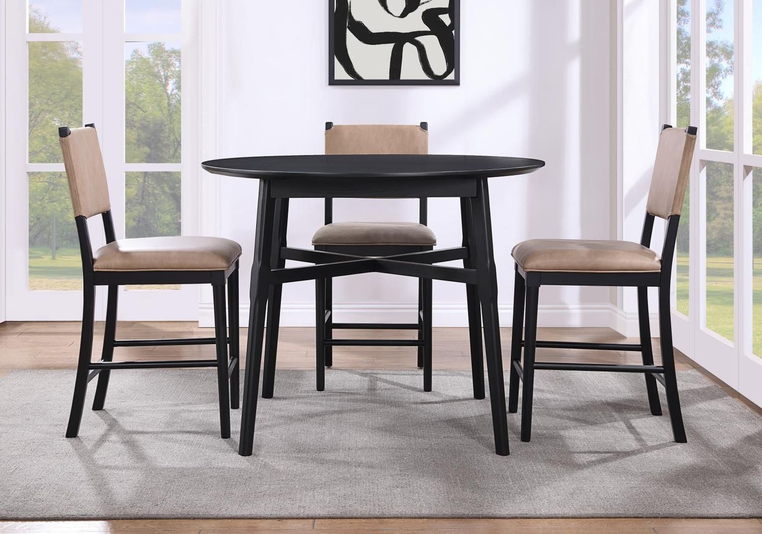Oslo Dining Set- Black