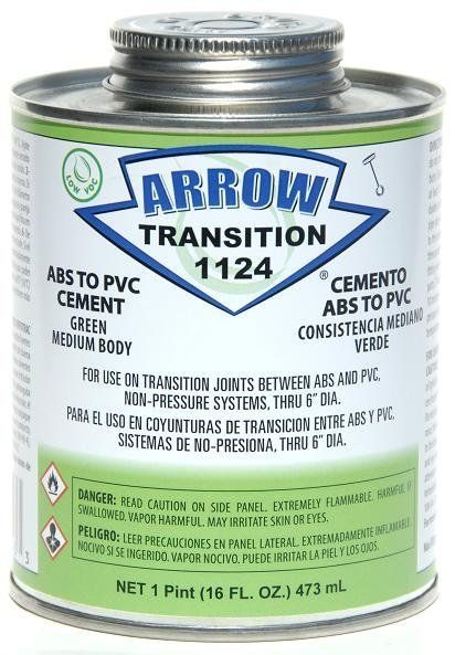 ABS to PVC Transition Cement 4oz