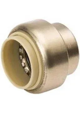 1/2" Brass Push-Fit Cap