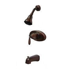 6" Single Lever Shower Faucet - Bronze