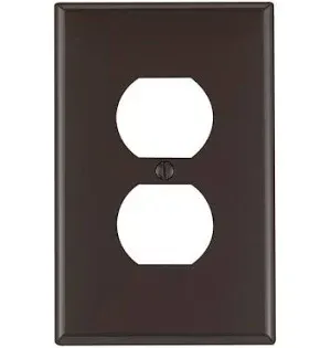 Outlet Cover Brown