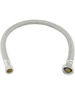 20" Faucet Supply Line 3/8 x 1/2 in