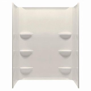 27x54x69 Lyons Shower Surround Biscuit