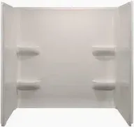 54x30x69 Lyons Shower Surround Biscuit