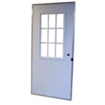White Outswing Doors
