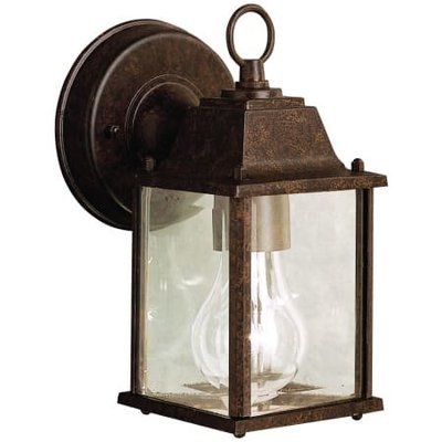 Old Bronze Cube Lantern
