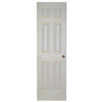 6 panel White Interior Door