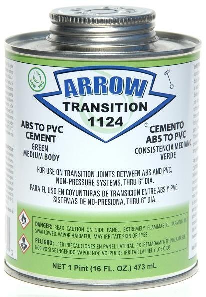 ABS to PVC Transition Cement