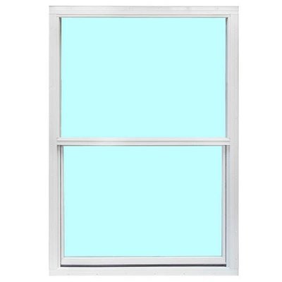 White Self Storing Storm Window- Interior