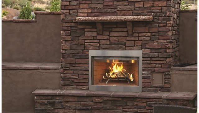 42" Outdoor Wood-Burning Fireplace