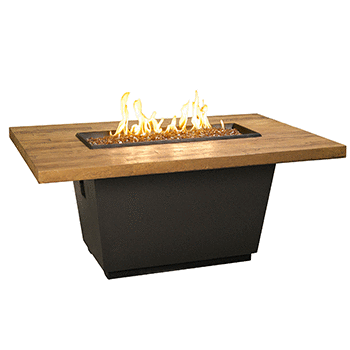 French Barrel Oak Cosmo Rectangle Firetable