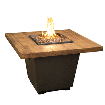 French Barrell Oak Cosmo Square Firetable