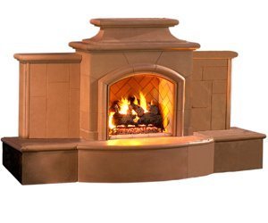 Grand Mariposa Outdoor Fireplace