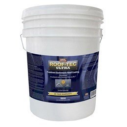 White Roof-Tec Ultra Premium Elastomeric with Silicone - 5 Gallon