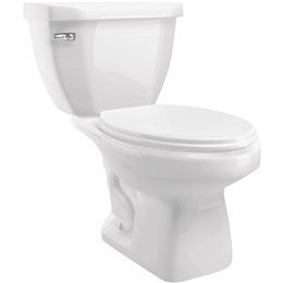Round White Toilet