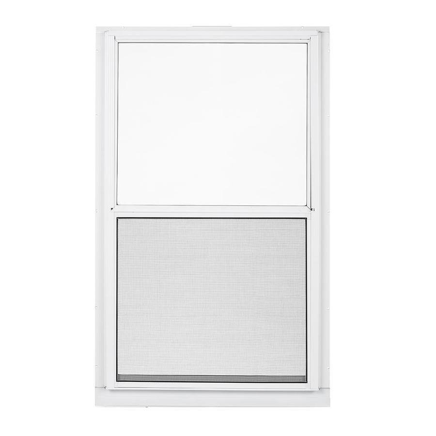 White Exterior Vertical Slider w/ Screen Window White Exterior Vertical Slider w/ Screen Window