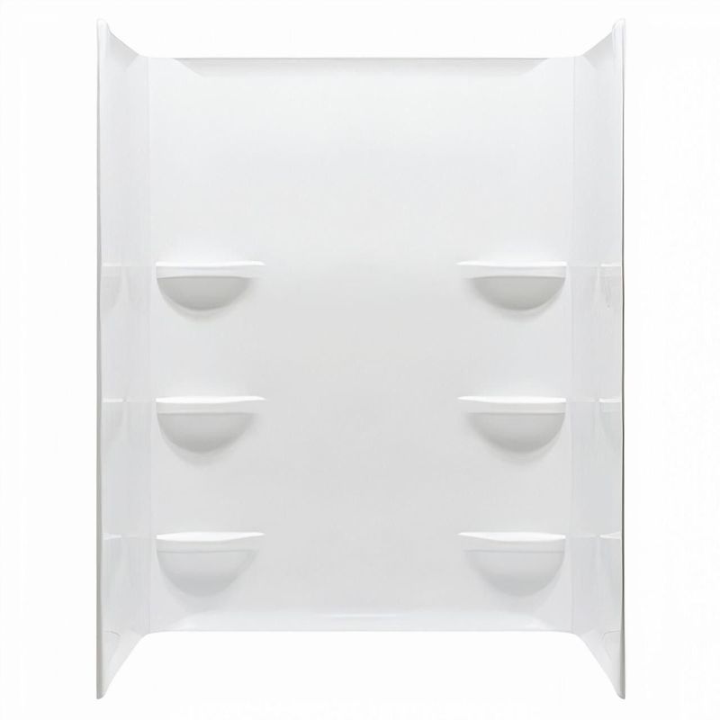 54x30x69 Lyons Shower Surround White