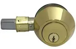 JD DEADBOLT ONLY - BRASS JD DEADBOLT ONLY - BRASS