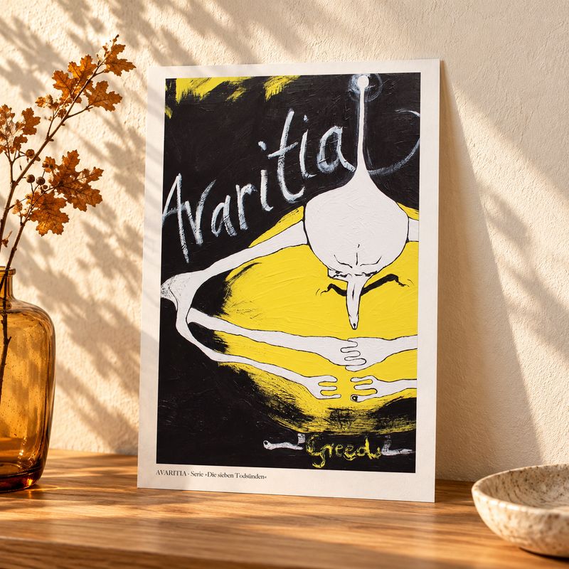 AVARITIA – Kunstdruck auf Hahnemühle Photo Rag · 20 × 30 cm