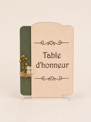 Numéros de table et Table d'honneur