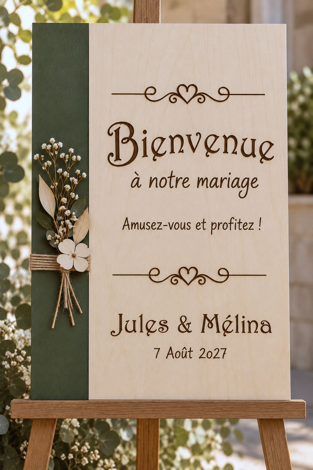 Panneau de bienvenue