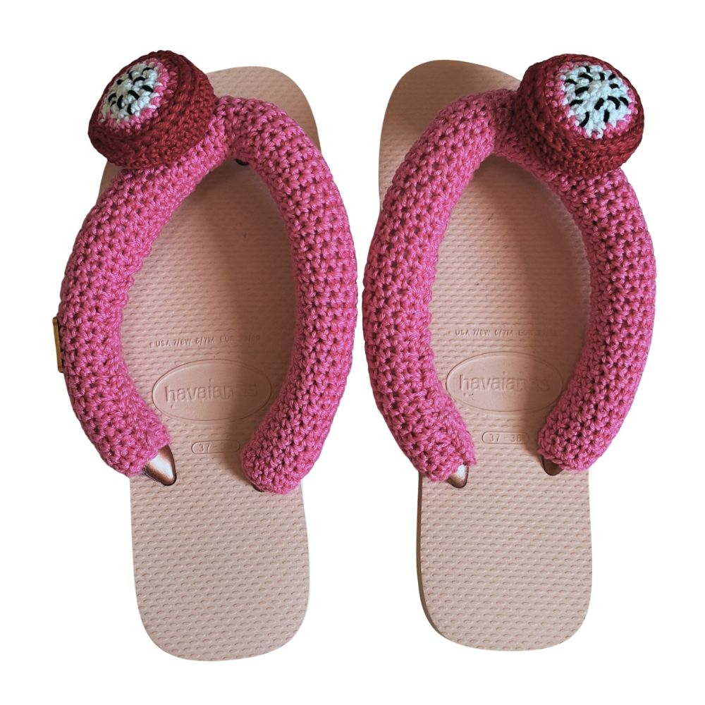Peediama Pitaya Crochet Flip-Flops