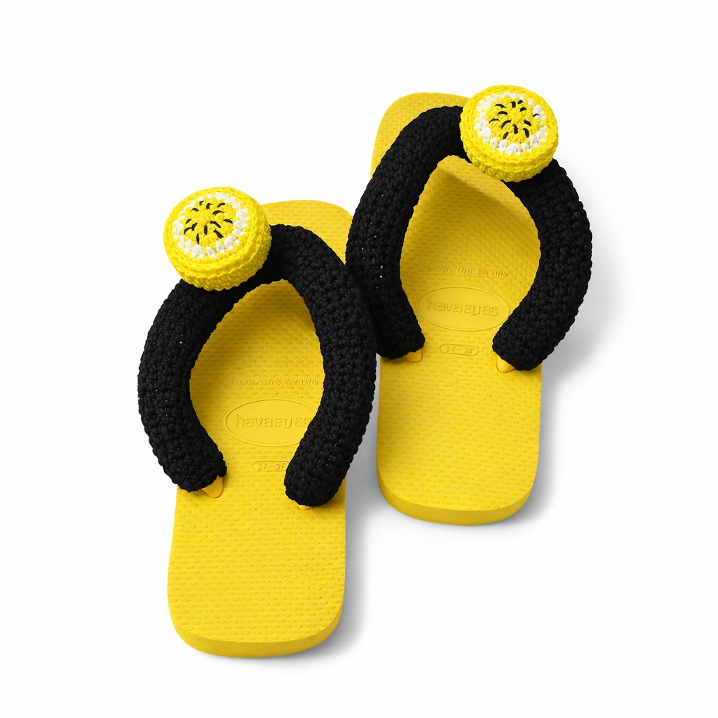 Peediama Passion Fruit Crochet Flip-Flops