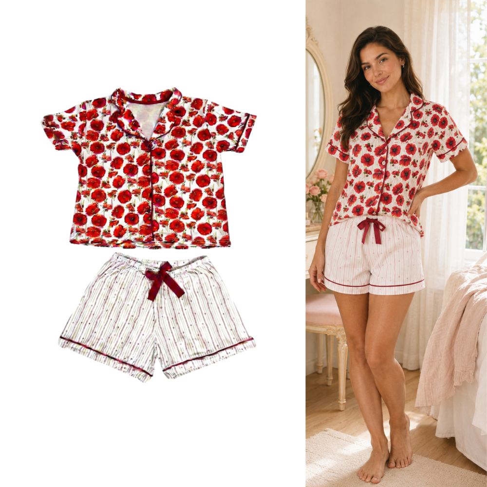 Peediama Poppy Pajama Set