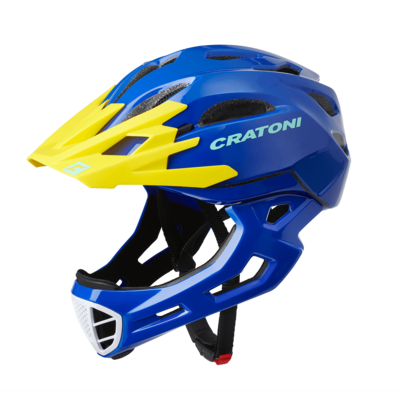 Cratoni C-maniac Blue Yellow Glossy ML 54-58cm Cratoni C-maniac Blue Yellow Glossy ML 54-58cm