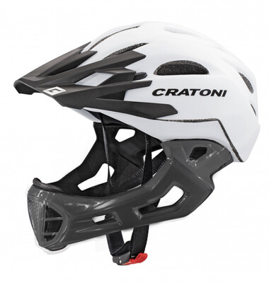 Cratoni C-maniac White Black Matt ML 54-58cm Cratoni C-maniac White Black Matt ML 54-58cm