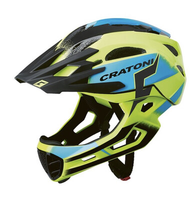 Cratoni C-maniac Pro Yellow Blue Glossy ML 54-58cm Cratoni C-maniac Pro Yellow Blue Glossy ML 54-58cm
