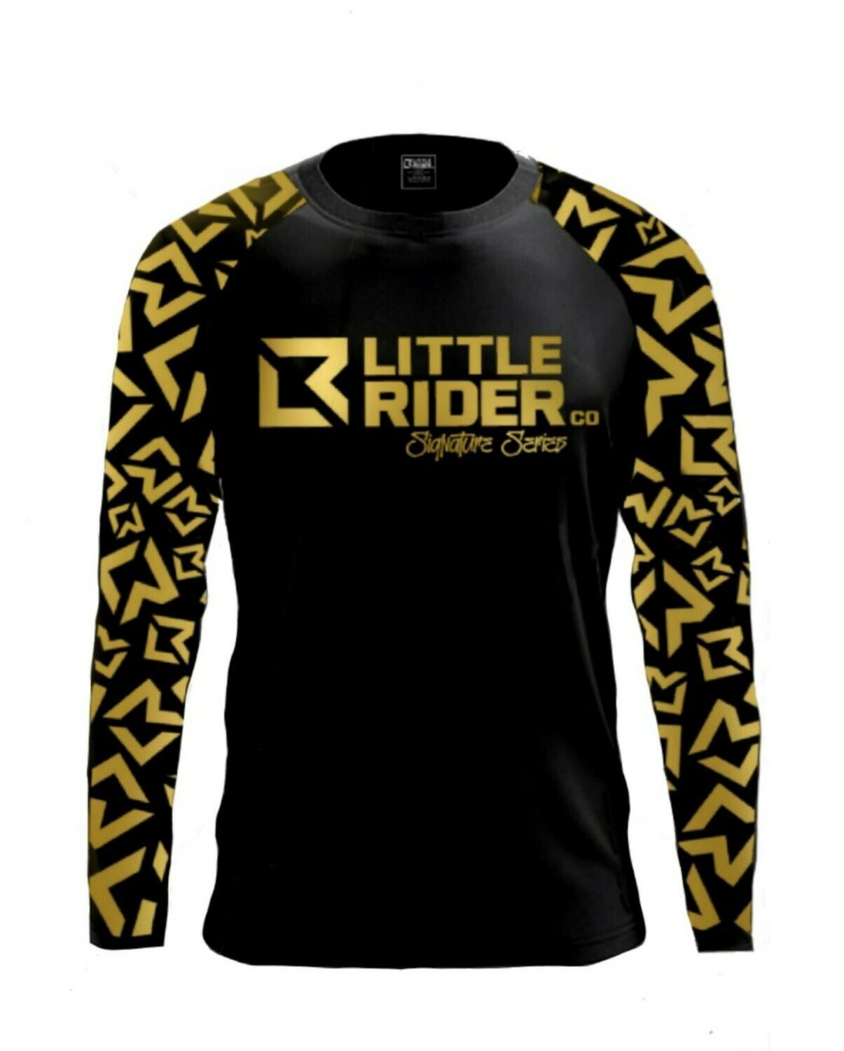 Little Rider Co Signature Series Jersey - BLACK & GOLD