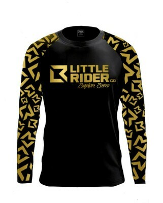 Little Rider Co Signature Series Jersey - BLACK & GOLD Little Rider Co Signature Series Jersey - BLACK & GOLD