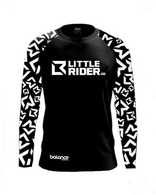 Little Rider Co Balance Series Jersey - 'DARTH BLACK' Little Rider Co Balance Series Jersey - 'DARTH BLACK'
