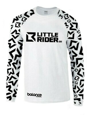 Little Rider Co Balance Series Jersey - 'STORM TROOPER WHITE' Little Rider Co Balance Series Jersey - 'STORM TROOPER WHITE'