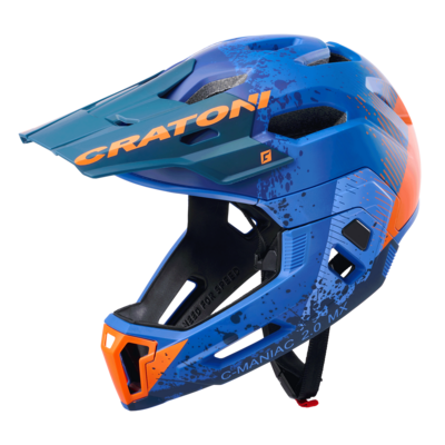 Cratoni C-maniac 2.0 MX Blue Orange Matt SM 52-56cm