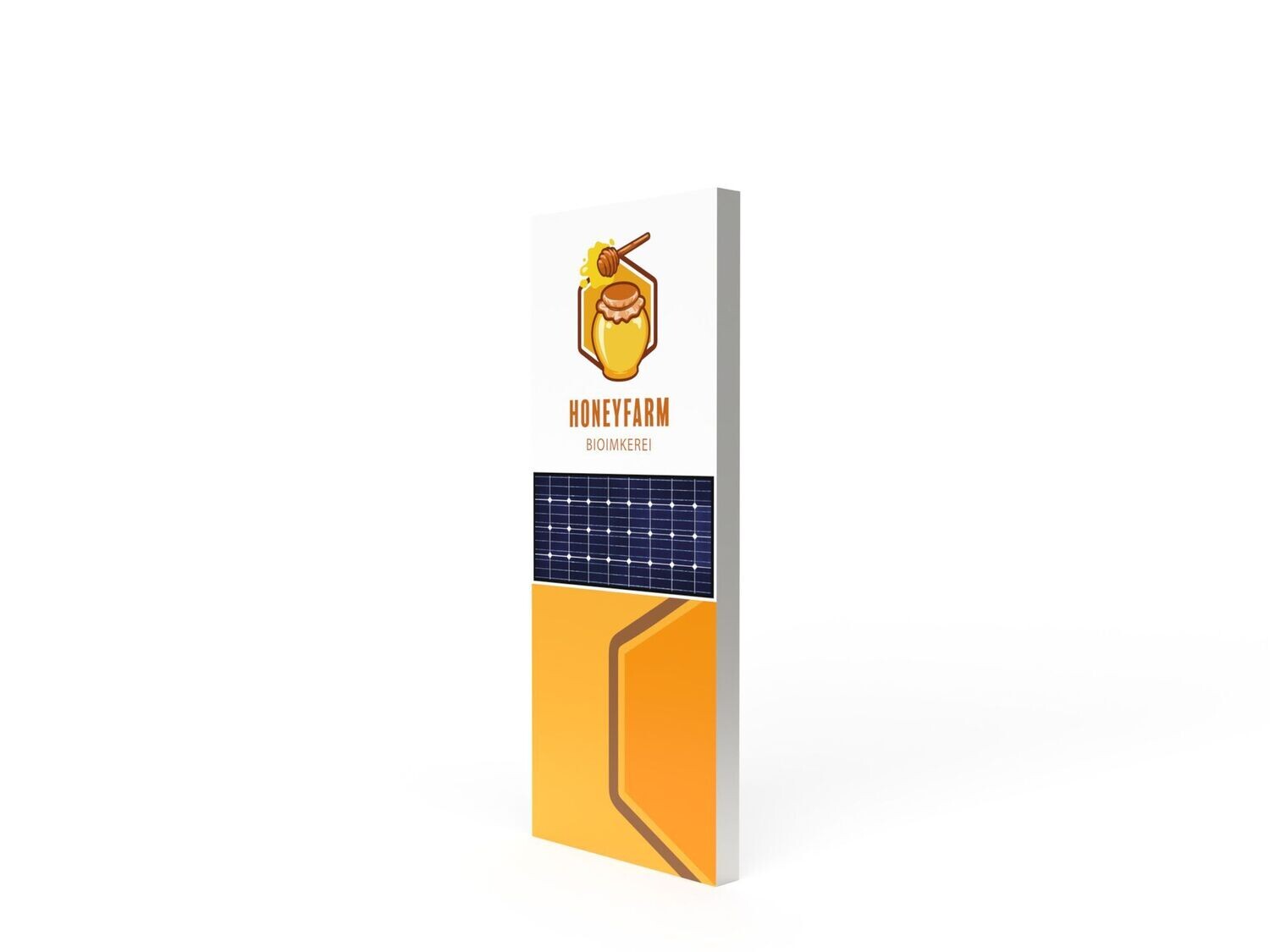 Werbepylon Solar, Lightbox, H=200 cm