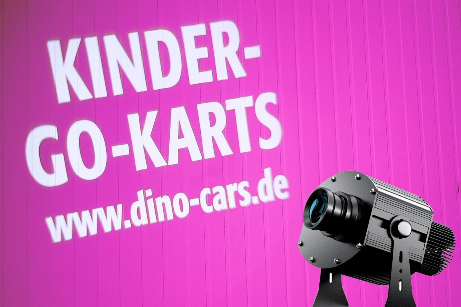 Advertising projector 100 watts, 4 or 7 gobos, static