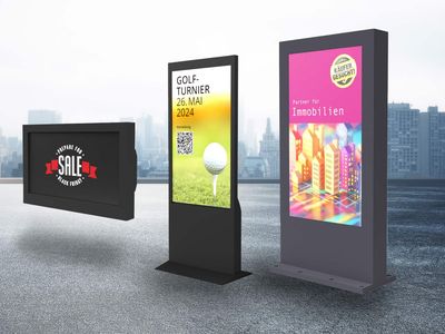 Individuelle Digital-Signage-Systeme zusammenstellen.