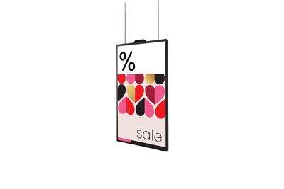 Digital signage - Bright monitors for shop windows, 49”