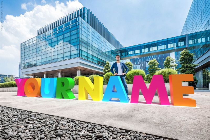 XXL-Buchstabe, Sonderanfertigung, H=1000 mm