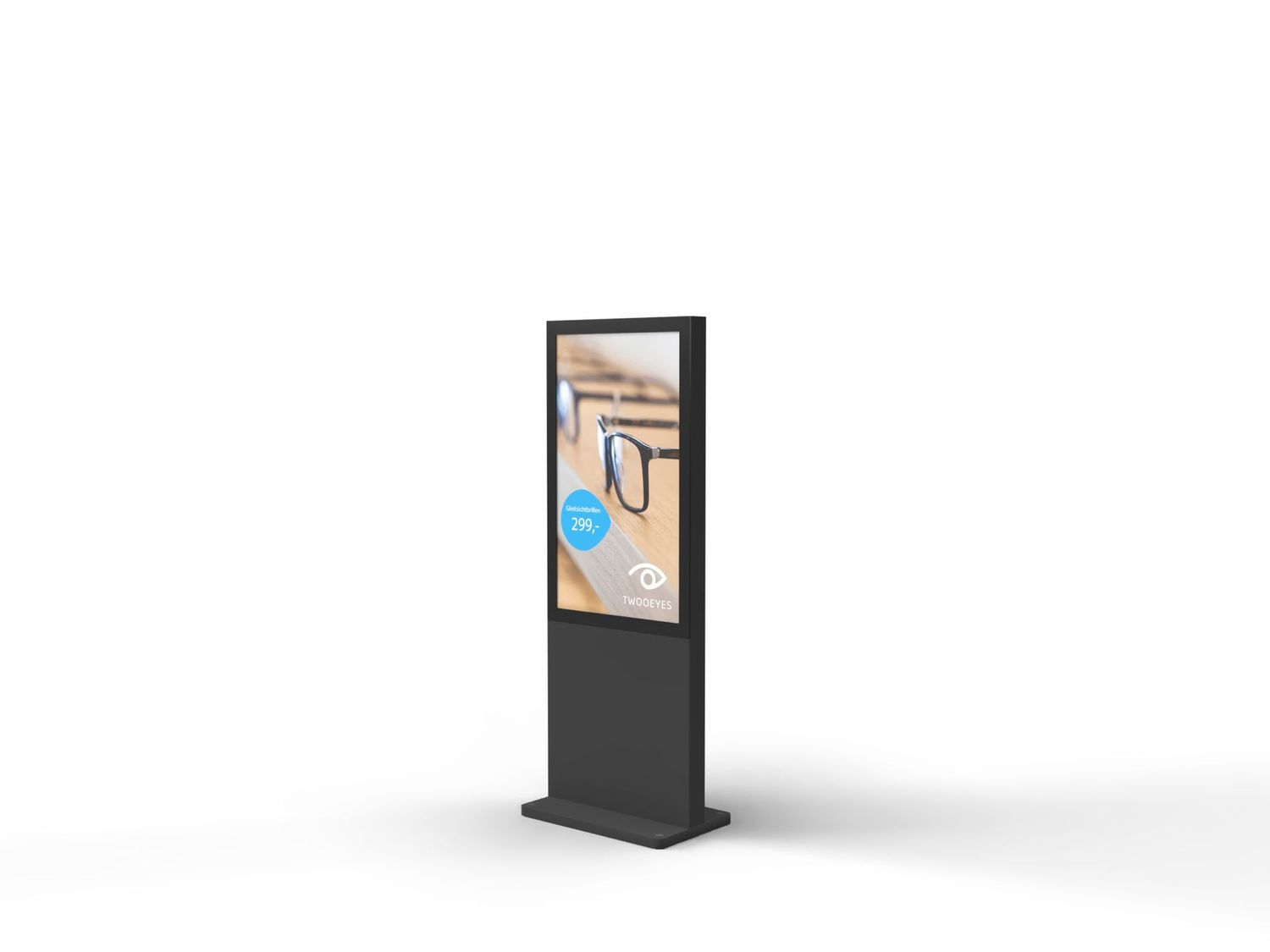 Digital-Signage-Stelen - SLIM Outdoor 49"