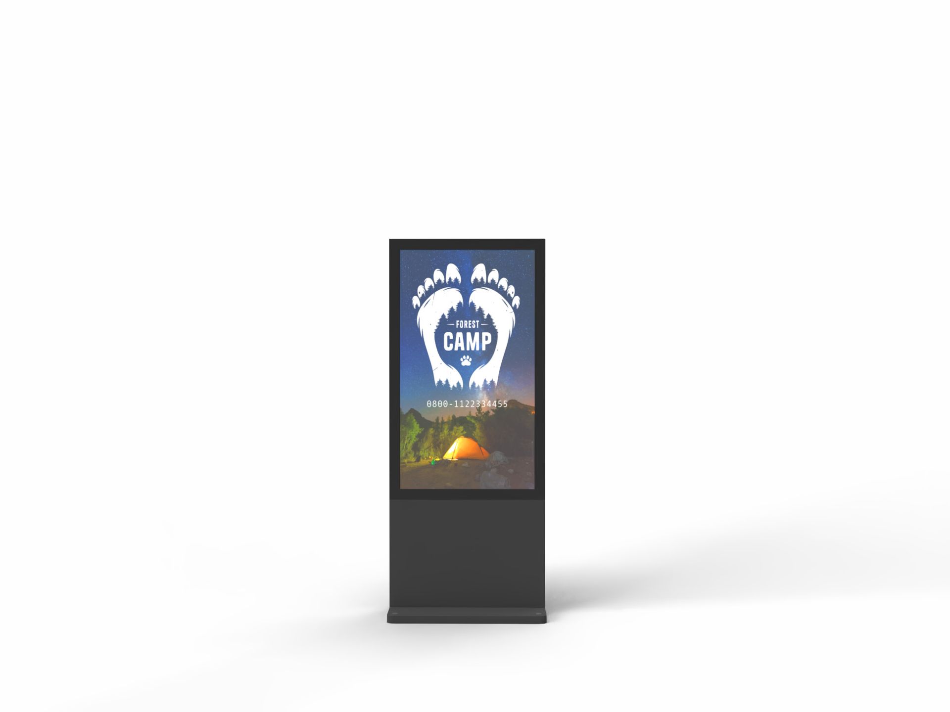 Digital-Signage-Stelen - SLIM Outdoor 55