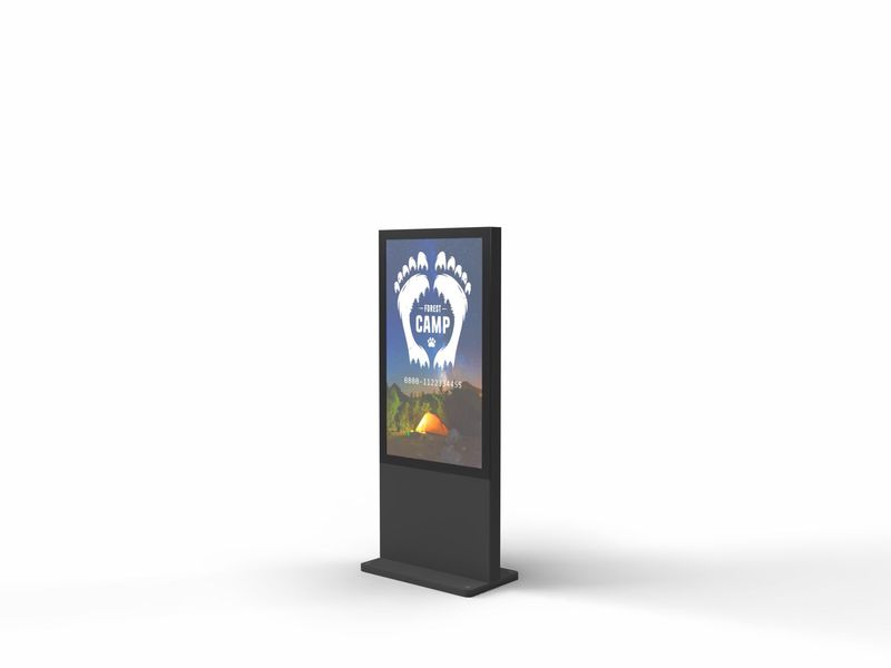 Digital-Signage-Stelen - SLIM Outdoor 55 Digital-Signage-Stelen - SLIM Outdoor 55"